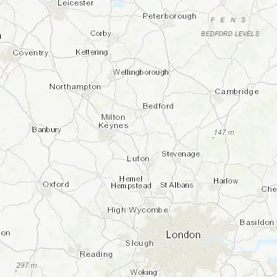 Map showing location of Flitwick (52.003380, -0.494720)