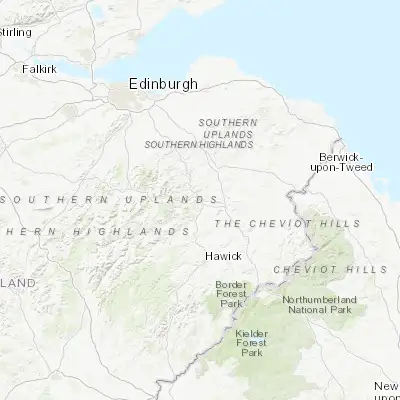Map showing location of Galashiels (55.614580, -2.806950)