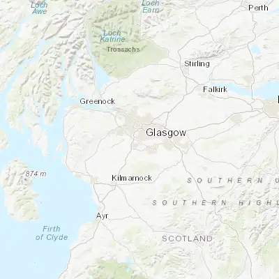 Map showing location of Giffnock (55.803730, -4.294880)