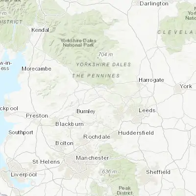 Map showing location of Glusburn (53.900000, -2.000000)