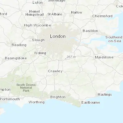 Map showing location of Godstone (51.247790, -0.069140)