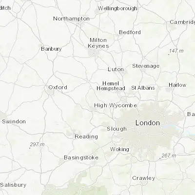 Map showing location of Great Missenden (51.704190, -0.707970)