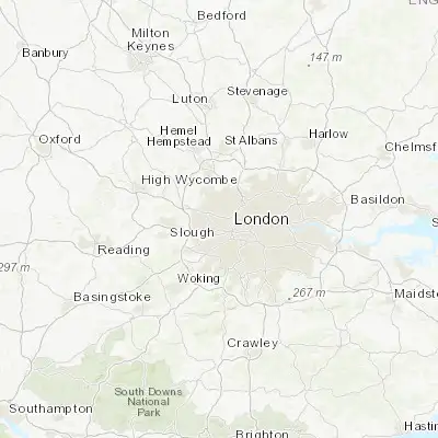 Map showing location of Greenford (51.528660, -0.355080)
