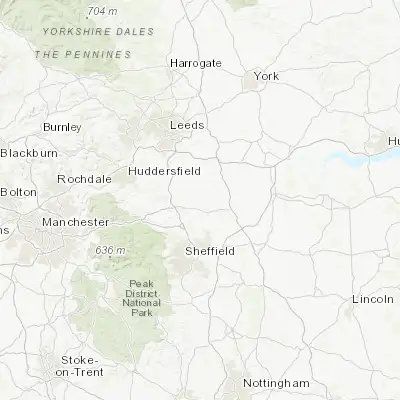 Map showing location of Grimethorpe (53.576500, -1.376880)