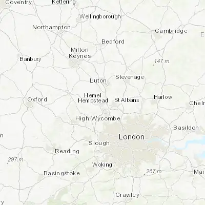 Map showing location of Hemel Hempstead (51.753680, -0.449750)