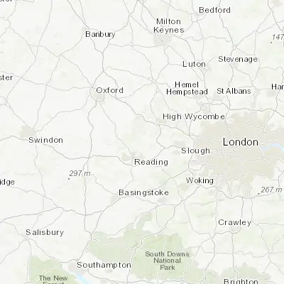 Map showing location of Henley-on-Thames (51.533330, -0.900000)
