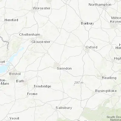 Map showing location of Highworth (51.630510, -1.711000)