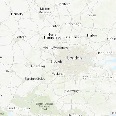 Map showing location of Hillingdon (51.532910, -0.452930)