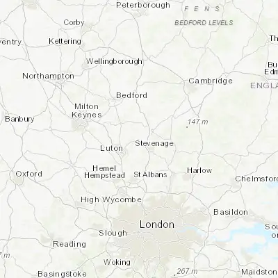 Map showing location of Hitchin (51.949240, -0.284960)