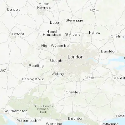 Map showing location of Hounslow (51.468390, -0.360920)