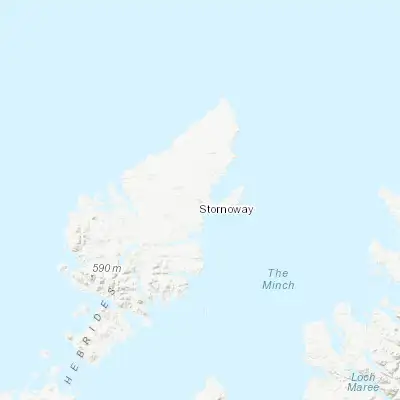 Map showing location of Isle of Lewis (58.219010, -6.388030)
