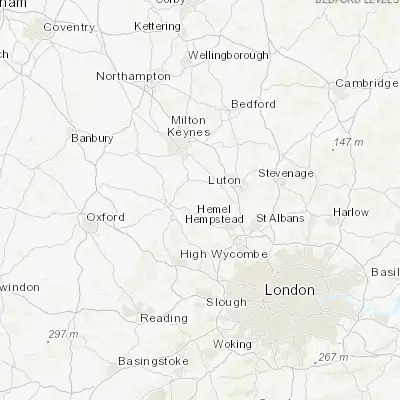 Map showing location of Ivinghoe (51.836020, -0.629830)