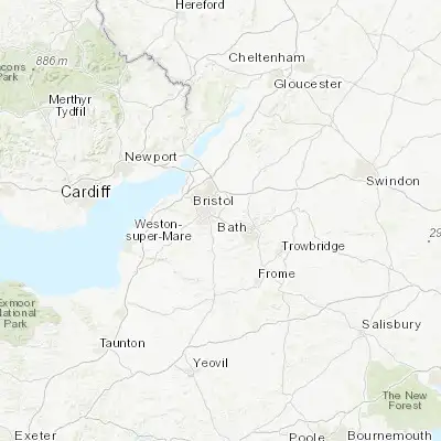 Map showing location of Keynsham (51.413870, -2.497800)
