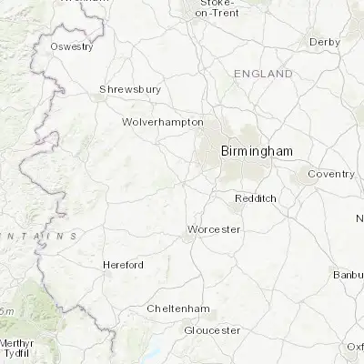 Map showing location of Kidderminster (52.388190, -2.250000)