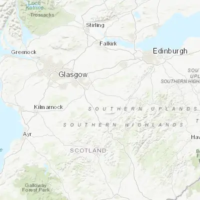 Map showing location of Lanark (55.673710, -3.781700)