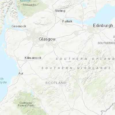 Map showing location of Lesmahagow (55.636680, -3.887360)