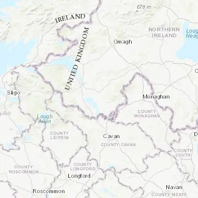 Map showing location of Lisnaskea (54.250000, -7.450000)