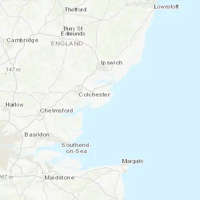Map showing location of Little Clacton (51.825570, 1.142150)