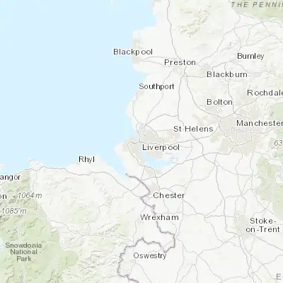 Map showing location of Liverpool (53.410580, -2.977940)
