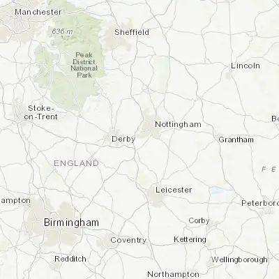 Map showing location of Long Eaton (52.898550, -1.271360)