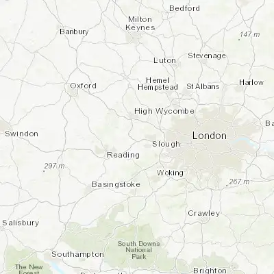 Map showing location of Maidenhead (51.522790, -0.719860)
