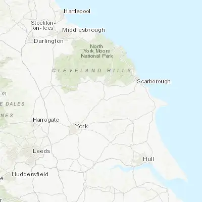 Map showing location of Malton (54.136950, -0.799600)