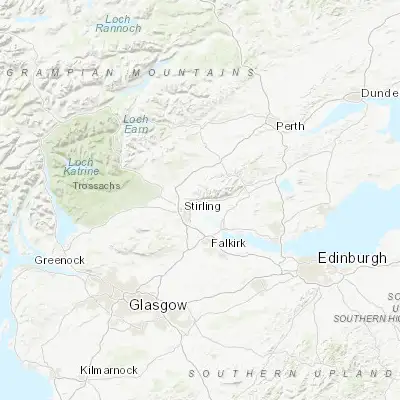 Map showing location of Menstrie (56.151380, -3.854660)