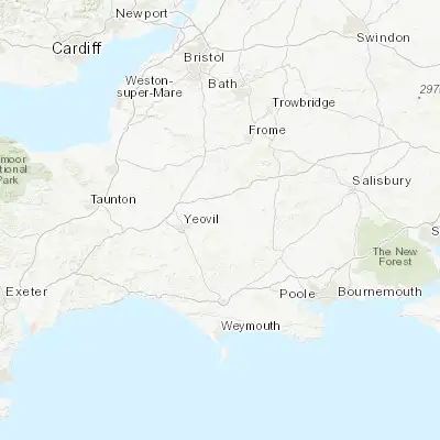 Map showing location of Milborne Port (50.966050, -2.462480)