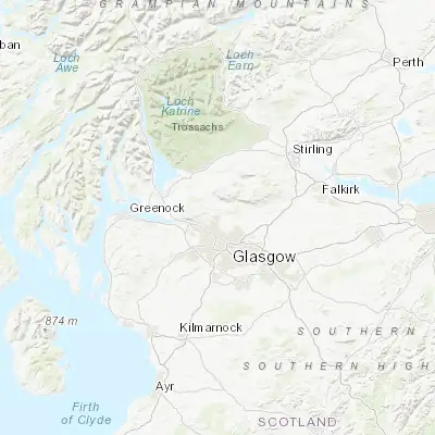 Map showing location of Milngavie (55.940710, -4.323110)