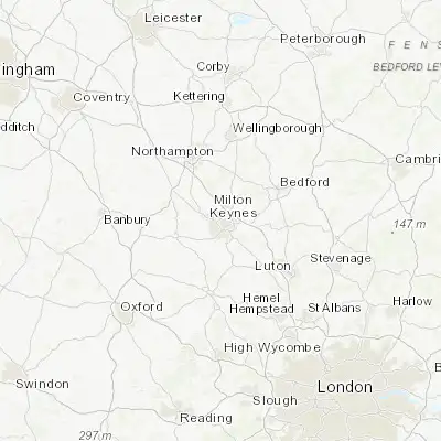 Map showing location of Milton Keynes (52.041720, -0.755830)
