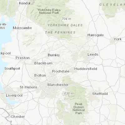 Map showing location of Mytholmroyd (53.730650, -1.982580)
