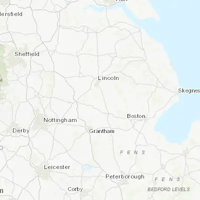 Map showing location of Navenby (53.106800, -0.524940)