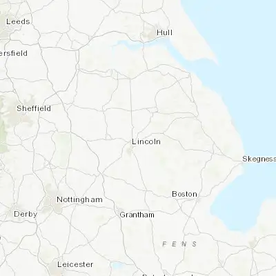 Map showing location of Nettleham (53.266030, -0.488660)