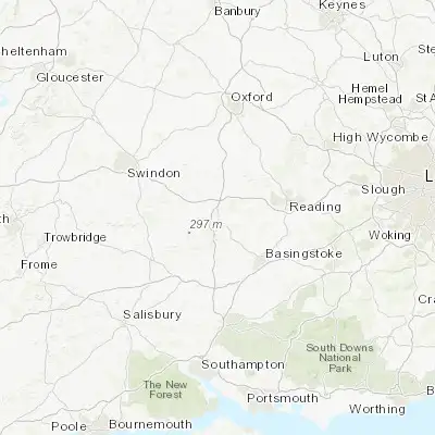 Map showing location of Newbury (51.401480, -1.324710)