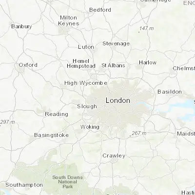 Map showing location of Northolt (51.548550, -0.367780)