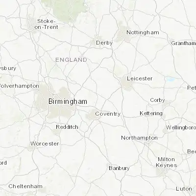 Map showing location of Nuneaton (52.523230, -1.465230)