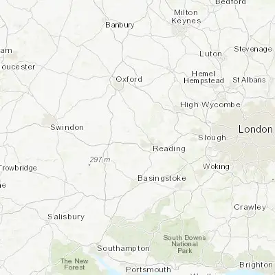 Map showing location of Pangbourne (51.483700, -1.085190)