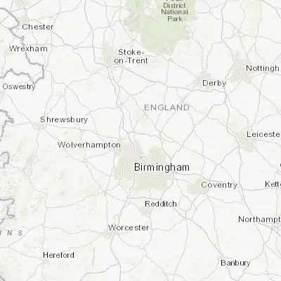 Map showing location of Pelsall (52.629100, -1.967380)