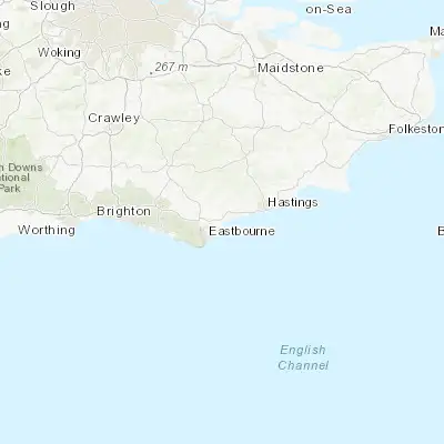 Map showing location of Pevensey Bay (50.812420, 0.348640)