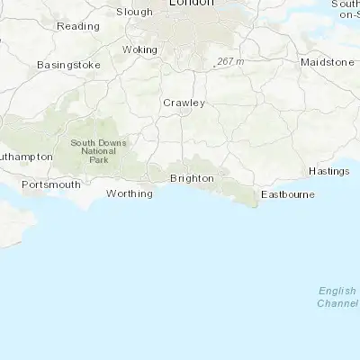Map showing location of Portslade (50.842860, -0.216080)