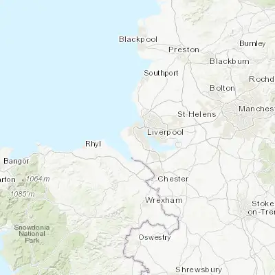 Map showing location of Prenton (53.367620, -3.054790)