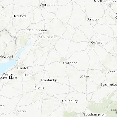 Map showing location of Purton (51.588890, -1.874190)
