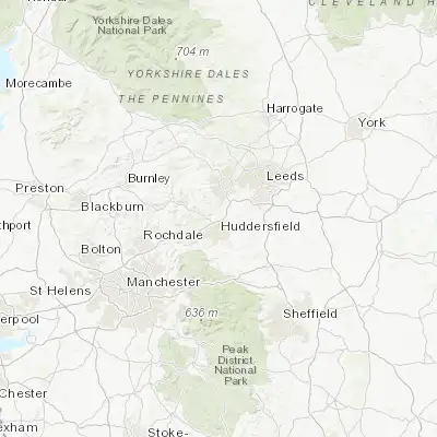 Map showing location of Rastrick (53.692100, -1.788300)