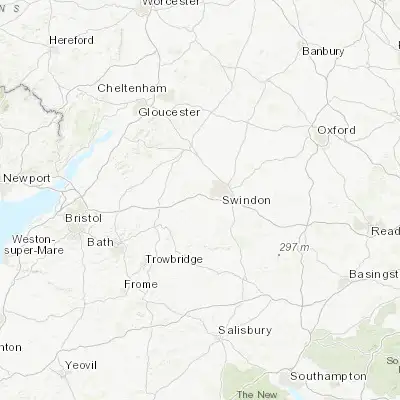 Map showing location of Royal Wootton Bassett (51.541900, -1.904500)