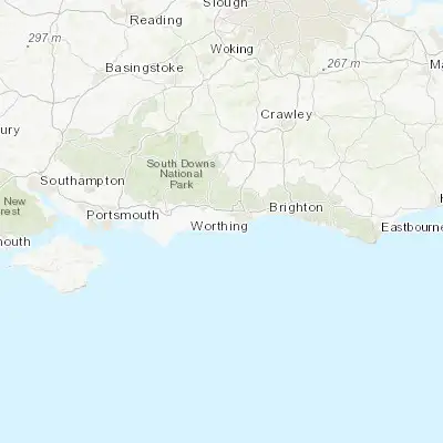 Map showing location of Rustington (50.810270, -0.506740)