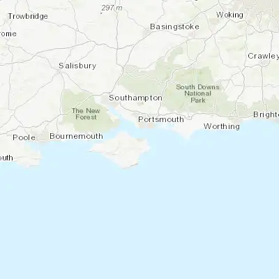 Map showing location of Ryde (50.729990, -1.162100)