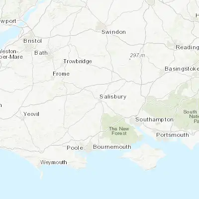 Map showing location of Salisbury (51.069310, -1.795690)
