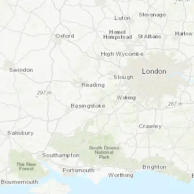Map showing location of Sandhurst (51.346750, -0.786550)