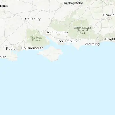 Map showing location of Shanklin (50.626130, -1.178500)