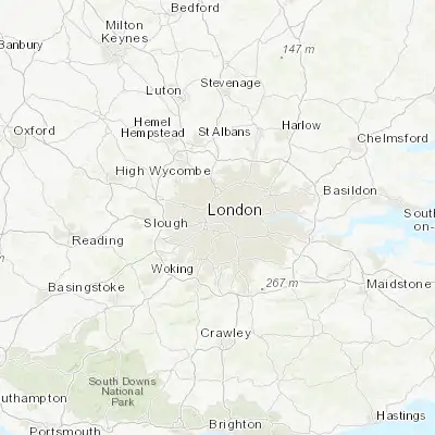 Map showing location of Shepherds Bush (51.505000, -0.221100)
